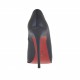 Decolté da donna con plateau in pelle nera tacco 11 - Misure disponibili: 42