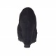 Woman's pump with coated wedge heel and platform in black leather with wedge heel 9 - Available sizes:  42