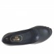 Decolté da donna con zeppa e plateau rivestiti in pelle grigia zeppa 9 - Misure disponibili: 42