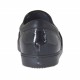Zapato para mujer con elasticos en piel y charol imprimido negro cuña 2 - Tallas disponibles:  32