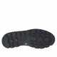 Zapato oxford para mujer con cordones en piel negra cuña 3 - Tallas disponibles:  44