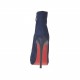Bottines pour femmes en daim bleu avec fermeture éclair, plateforme et talon 11 - Pointures disponibles:  32, 42