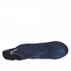 Stivaletto da donna in camoscio blu con cerniera, plateau e tacco 11 - Misure disponibili: 32, 42