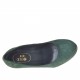 Zapato de salon para mujer con plataforma en gamuza verde tacon 10 - Tallas disponibles:  31