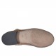 Stivaletto da donna con borchie in pelle cuoio tacco 2 - Misure disponibili: 33, 47