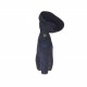 Stivaletto da donna con risvolto e plateau in camoscio blu con tacco 10 - Misure disponibili: 42