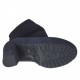 Stivaletto da donna con risvolto e plateau in camoscio blu con tacco 10 - Misure disponibili: 42