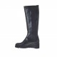 Stivale da donna con elastici in pelle nera zeppa 5 - Misure disponibili: 42
