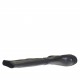 Stivale da donna con elastici in pelle nera zeppa 5 - Misure disponibili: 42