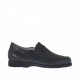 Scarpa chiusa da uomo con elastici in pelle nera - Misure disponibili: 50
