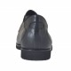 Scarpa chiusa da uomo con elastici in pelle nera - Misure disponibili: 50