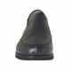Scarpa chiusa da uomo con elastici in pelle nera - Misure disponibili: 50