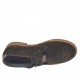 Chaussure à lacets pour hommes en daim marron foncé avec bout Brogue et pièces en cuir marron - Pointures disponibles:  47
