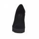 Scarpa da donna aperta in punta in camoscio nero tacco 10 - Misure disponibili: 31, 32, 34, 42