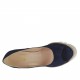 Scarpa da donna aperta in punta in camoscio blu tacco 10 - Misure disponibili: 31, 33, 34, 42