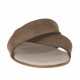 Sabot da donna in nabuk taupe tacco 1 - Misure disponibili: 42