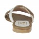 Sabot da donna in pelle bianca tacco 1 - Misure disponibili: 42