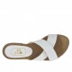 Sabot da donna in pelle bianca tacco 1 - Misure disponibili: 42