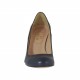Decolté da donna in pelle blu tacco a cono 7 - Misure disponibili: 43