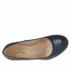 Decolté da donna in pelle blu tacco a cono 7 - Misure disponibili: 43