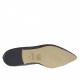 Chaussure fermée pour femmes en cuir imprimé holographique multicouleur et tissu élastique noir talon 1 - Pointures disponibles:  32, 33