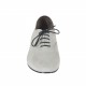 Zapato con cordones para mujer en gamuza blanca y gris con talon plegable tacon 1 - Tallas disponibles:  43