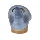 Ballerina da donna con punta tonda in pelle avio tacco 1 - Misure disponibili: 32