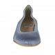 Ballerina da donna con punta tonda in pelle avio tacco 1 - Misure disponibili: 32