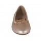 Ballerina da donna con fiocco in pelle laminata rosa tacco 1 - Misure disponibili: 32