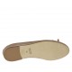Woman's ballerina shoe with bow in rose laminated leather heel 1 - Available sizes:  32