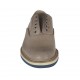Scarpa casual da uomo con elastico e stringhe opzionali in pelle stampata taupe - Misure disponibili: 46, 47, 48