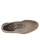 Scarpa casual da uomo con elastico e stringhe opzionali in pelle stampata taupe - Misure disponibili: 46, 47, 48