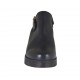 Scarpa aperta da donna in pelle nera forata tacco 3 - Misure disponibili: 42