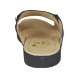 Mule pour hommes en cuir noir - Pointures disponibles:  47