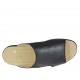 Ciabatta da uomo in pelle nera - Misure disponibili: 47
