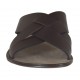Chanclas para hombres en piel marron oscura - Tallas disponibles:  46, 47, 48, 50, 51, 52
