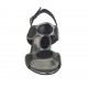 Sandalia para mujer en charol y piel negra y piel laminada bronce de cañon tacon 6 - Tallas disponibles:  32, 43