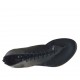 Scarpa aperta infradito da donna con cerniera e lacci in pelle nera tacco 1 - Misure disponibili: 42