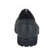 Scarpa stringata da uomo in pelle liscia nera - Misure disponibili: 37, 38, 47, 49