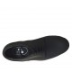 Scarpa stringata da uomo in pelle liscia nera - Misure disponibili: 37, 38, 47, 49