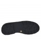 Men's casual laced shoe in black leather and fabric - Available sizes:  38
