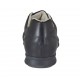Chaussure sportif à lacets pour hommes en cuir et tissu noir - Pointures disponibles:  47