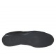 Scarpa casual da uomo stringata in tessuto e pelle nera - Misure disponibili: 47