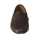Mocassino casual da uomo in pelle marrone - Misure disponibili: 36, 47, 52