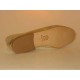 Ballerina in pelle colore platino -  