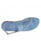 Sandale entredoigt bleu clair scintillant pour femmes avec strass talon 2 - Pointures disponibles:  42