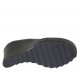 Decolté da donna con zeppa e plateau rivestiti in pelle nera zeppa 9 - Misure disponibili: 42