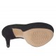 Decolté da donna con plateau in camoscio nero con tacco 13 - Misure disponibili: 31