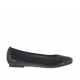 Ballerine pour femmes en cuir verni noir avec bout arrondi talon 1 - Pointures disponibles:  33