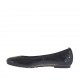 Ballerina da donna in vernice nera con punta rotonda tacco 1 - Misure disponibili: 33